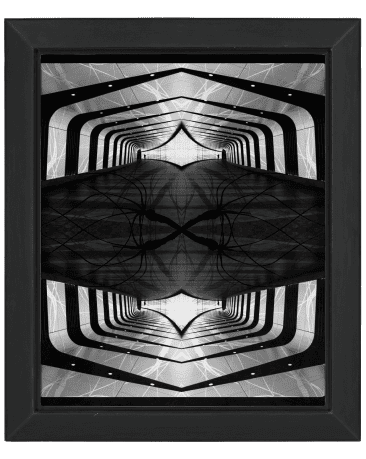 Cubic Ripples - Framed