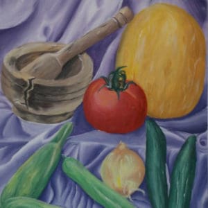 Still Life. Acrylic on Canvas.2