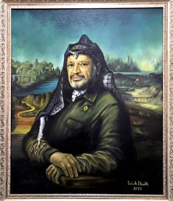 Yaser Arafat by Salah Froukh