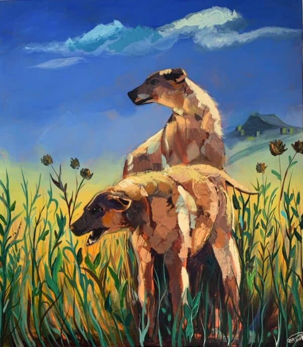Canaan Dogs – Poster by Ahmed Hmeedat