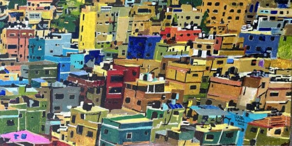 The Refugee Camp #13 - Palestinian Art
